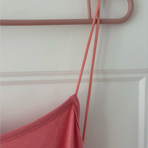 SHEIN Pink Ruched Back Midi Dress Spaghetti Straps Size XL - Picture 3 of 5